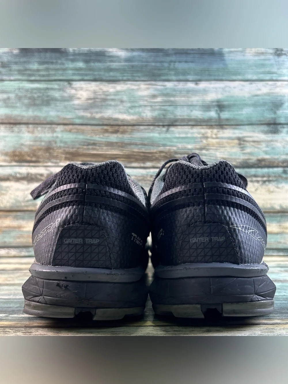 Altra Timp 2 Running Shoes Mens 11 Black Gray Mesh Gym Jogging Workout Sneakers